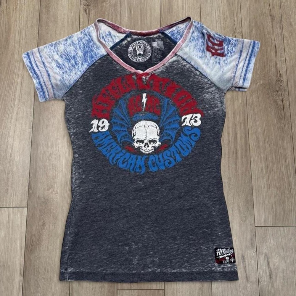 Affliction American customs women's small Y2K style